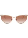 Swarovski Sk 7017 401413 58mm Womens Cat-eye Sunglasses In Pink