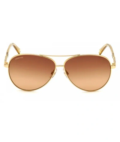 Swarovski Sk0292 Aviator Sunglasses In Multi
