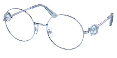 Swarovski Sk1001 Women's Glasses, Blue, Size 53 In Gray