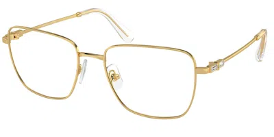 Swarovski Sk1003 Women's Glasses, Gold, Size 55