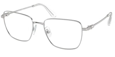 Swarovski Sk1003 Women's Glasses, Silver, Size 55 In Gray