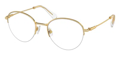 Swarovski Sk1004 Women's Glasses, Gold, Size 49