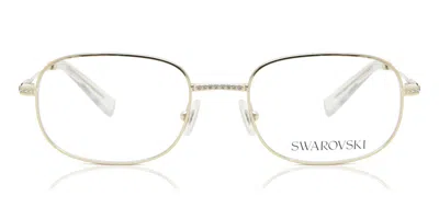 Swarovski Sk1005 Women's Glasses, Gold, Size 52