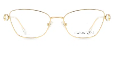 Swarovski Sk1006 Women's Glasses, Gold, Size 53