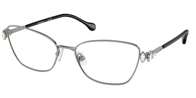 Swarovski Sk1006 Women's Glasses, Gunmetal, Size 53 In Gray
