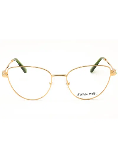Swarovski Sk1007 Eyeglasses In Shiny Gold