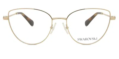 Swarovski Sk1007 Women's Glasses, Gold, Size 53 In White