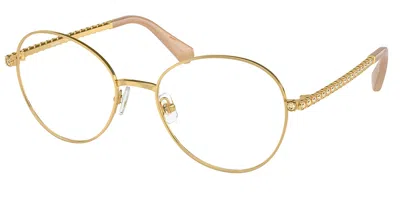Swarovski Sk1013 Women's Glasses, Gold, Size 54
