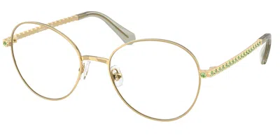 Swarovski Sk1013 Women's Glasses, Gold, Size 54