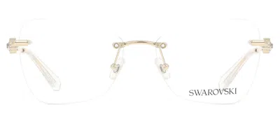 Swarovski Sk1014 Women's Glasses, Gold, Size 55