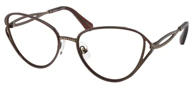 Swarovski Sk1017 Women's Glasses, Brown, Size 57