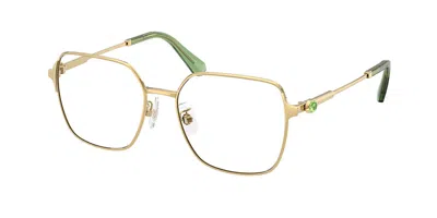 Swarovski Sk1020d Asian Fit 4017 Women's Glasses Gold Size 53 - Free Lenses - Blue Light Block Available