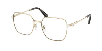 Swarovski Sk1020d Asian Fit 4028 Women's Glasses Gold Size 53 - Free Lenses - Blue Light Block Available