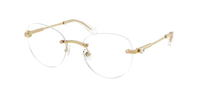 Swarovski Sk1021 4004 Occhiali Da Vista Oro Per Donna (solo Montatura) In Gold
