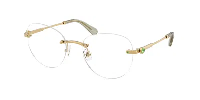 Swarovski Sk1021 4017 Occhiali Da Vista Oro Per Donna (solo Montatura) In Gold
