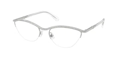Swarovski Sk1026 4001 Women's Glasses Silver Size 56 - Free Lenses - Blue Light Block Available