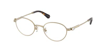 Swarovski Sk1028td Vestibilità Orientale 4013 Occhiali Da Vista Oro Per Donna (solo Montatura) In Gold