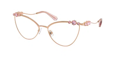 Swarovski Sk1033 4014 Women's Glasses Gold Size 56 - Free Lenses - Blue Light Block Available
