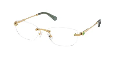 Swarovski Sk1037 4017 Women's Glasses Gold Size 54 - Free Lenses - Blue Light Block Available