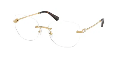 Swarovski Sk1038 4004 Women's Glasses Gold Size 54 - Free Lenses - Blue Light Block Available