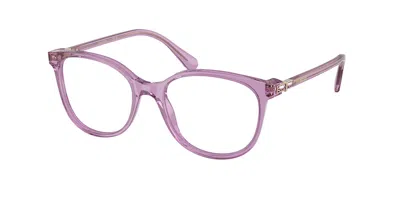 Swarovski Sk2002 1096 Women's Glasses Purple Size 51 - Free Lenses - Blue Light Block Available