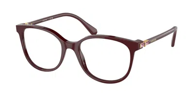 Swarovski Sk2002 Women's Glasses, Burgundy, Size 51