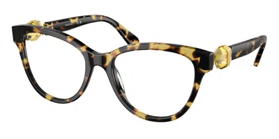 Swarovski Sk2004 Women's Glasses, Tortoiseshell, Size 54 In Black