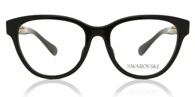 Swarovski Sk2004f Asian Fit Women's Glasses, Black, Size 55