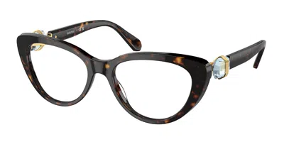 Swarovski Sk2005 Women's Glasses, Tortoiseshell, Size 51 In Brown
