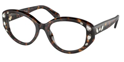 Swarovski Sk2006 Women's Glasses, Tortoiseshell, Size 52 In Multi