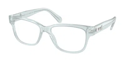 Swarovski Sk2007 Women's Glasses, Blue, Size 52 In Gray