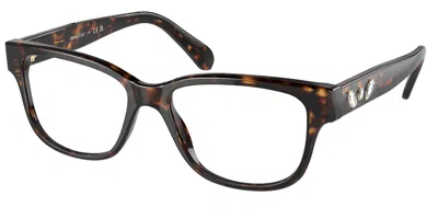 Swarovski Sk2007 Women's Glasses, Tortoiseshell, Size 52 In Brown