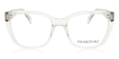 Swarovski Sk2008 Women's Glasses, Clear, Size 51 In Gray