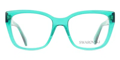 Swarovski Sk2008 Women's Glasses, Green, Size 51