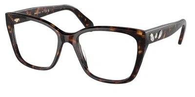 Swarovski Sk2008 Women's Glasses, Tortoiseshell, Size 51 In Brown