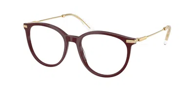 Swarovski Sk2009 1008 Women's Glasses Burgundy Size 50 - Free Lenses - Blue Light Block Available