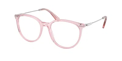 Swarovski Sk2009 3001 Women's Glasses Pink Size 50 - Free Lenses - Blue Light Block Available In Gold