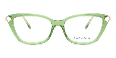 Swarovski Sk2011 Women's Glasses, Green, Size 55