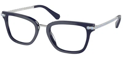 Swarovski Sk2018 Women's Glasses, Blue, Size 52