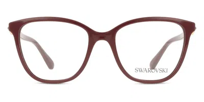Swarovski Sk2020 Women's Glasses, Red, Size 54 In Brown