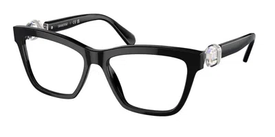 Swarovski Sk2021 Women's Glasses, Black, Size 53