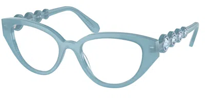 Swarovski Sk2024 Women's Glasses, Blue, Size 50