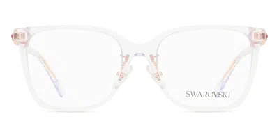 Swarovski Sk2026d Asian Fit Women's Glasses, Clear, Size 54 In Transparent