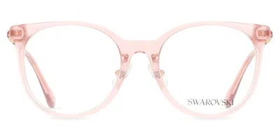 Swarovski Sk2027d Asian Fit Women's Glasses, Pink, Size 53