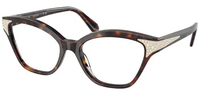 Swarovski Sk2029 Women's Glasses, Tortoiseshell, Size 52 In Brown