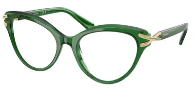 Swarovski Sk2030 Women's Glasses, Green, Size 53