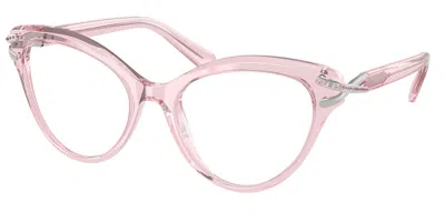 Swarovski Sk2030 Women's Glasses, Pink, Size 55
