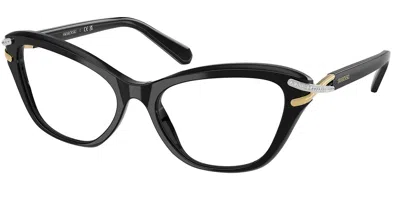 Swarovski Sk2031 Women's Glasses, Black, Size 53