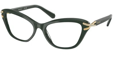 Swarovski Sk2031 Women's Glasses, Green, Size 53
