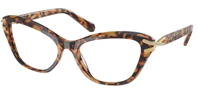 Swarovski Sk2031 Women's Glasses, Tortoiseshell, Size 53 In Brown